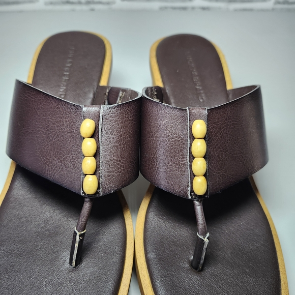 Lucky Brand Women's Mandelina Platform Thong Brown Boho Size 8M - Picture 5 of 14